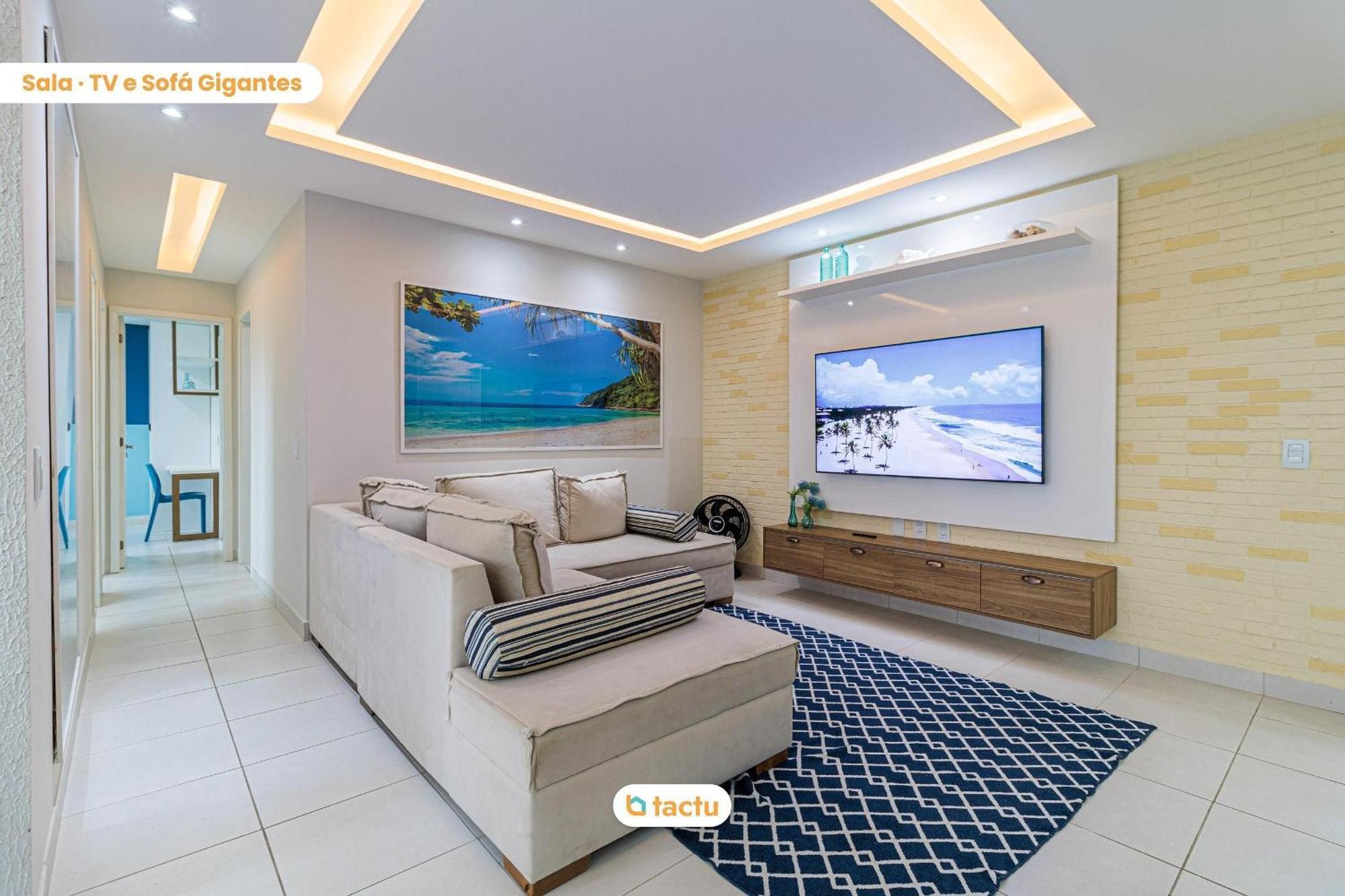 Apartamento gigante de 98 m2 no bloco mais luxuoso do VG Sun Cumbuco por Tactu Exterior foto